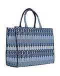 Чанта Furla Tote Bag Blue Logo Canvas