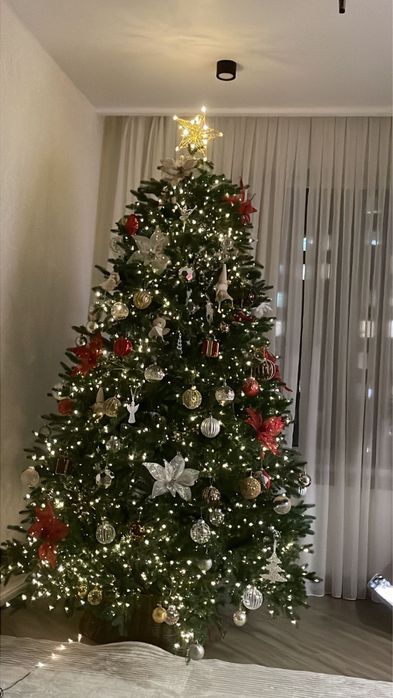 Елка 2,6м гелевая комбинированная