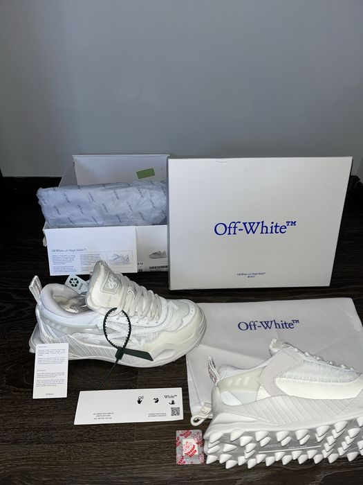 Off white ODSY 1000! Piele naturala! + ACCESORII