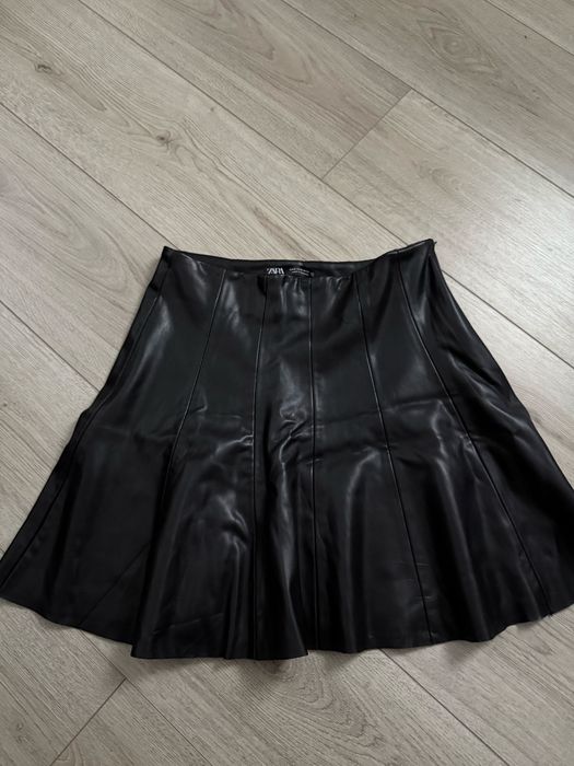 Кожена пола Зара zara