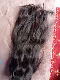 Екстеншън естествена коса 65 см дълга 200 грама