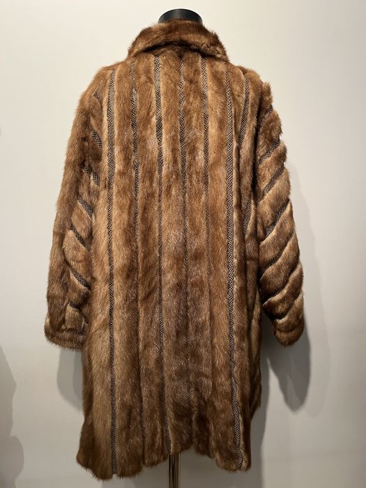 Blana vizon insertii piele