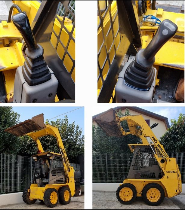 Miniîncarcător KOMATSU SK05J 1750h ORIGINALE  mini încărcător