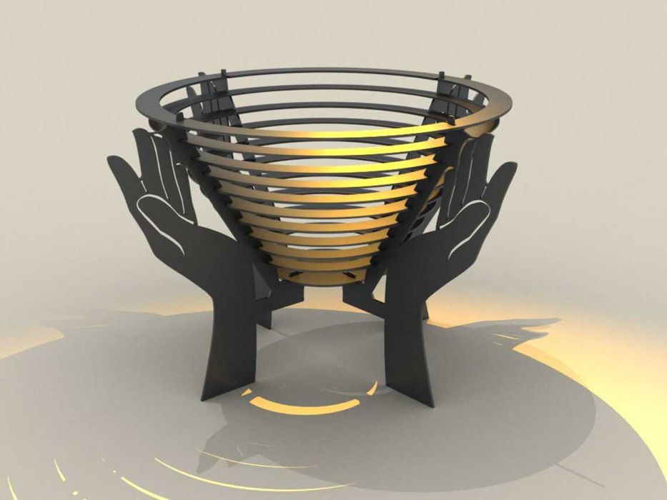 Focar gradina/FirePit Otel 3 sau 4mm - Modele Premium taiate CNC laser