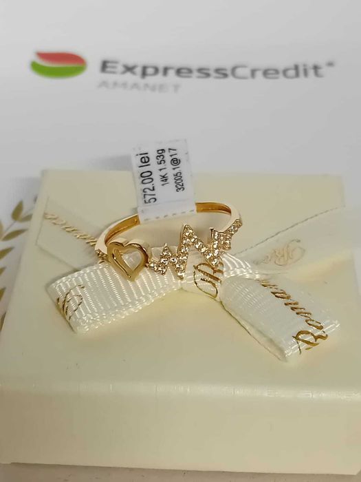 Inel aur 14k[Tomesti-b:32005]-Garantie 2ani!