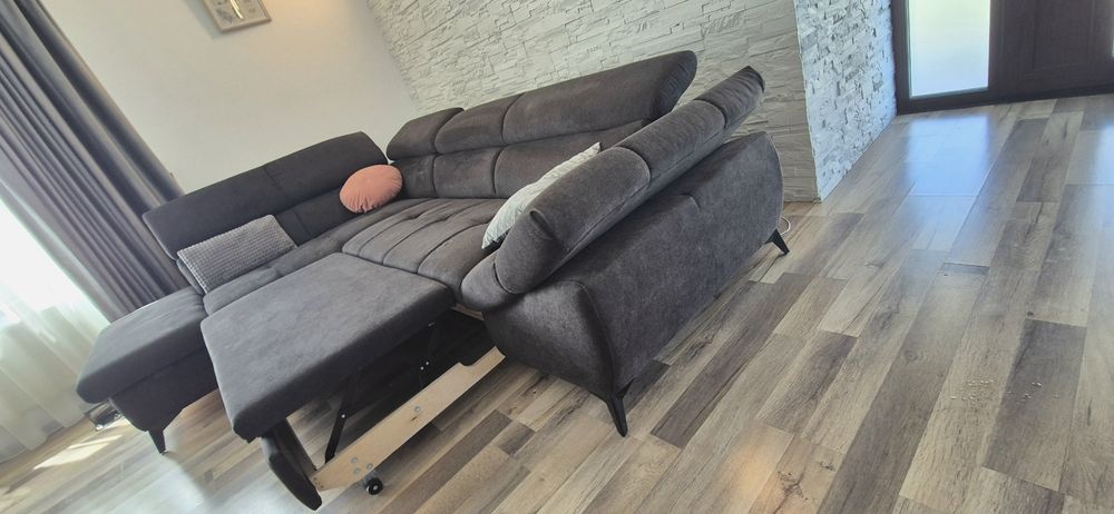 Coltar extensibil gri antracit