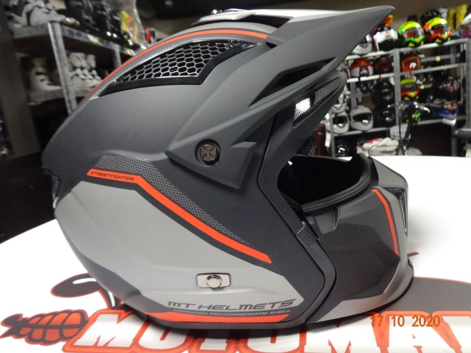 Шок цена! MT Helmets Streetfighter SV Twin М каска шлем за мотор мото