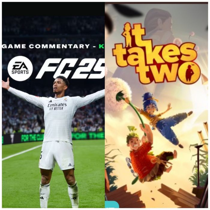 2 игры на Playstation 4/5 FC25 , It takes two