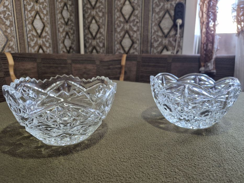 Вазочки хрустальные советского производства отличного качества