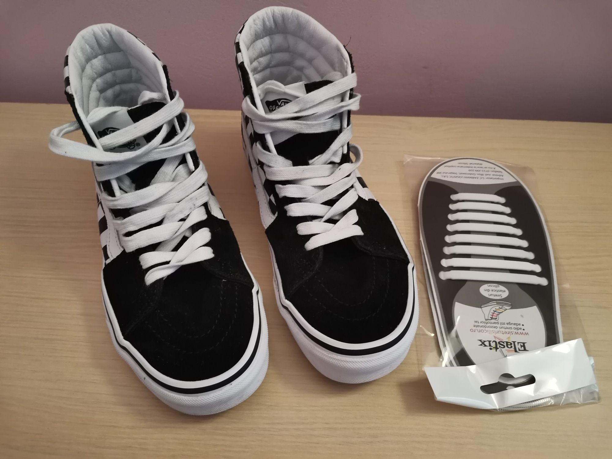 Vans sk8-Hi, 38 + șireturi plastic