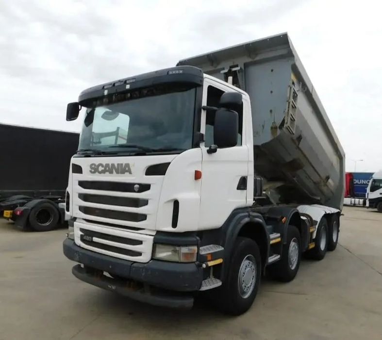 Scania G420, euro 5 cu AdBlue, AC, bena Meiller 18 m3