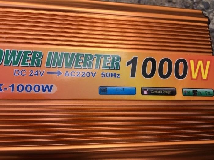Invertor de curent 1000W -24V- ( tir,auto)