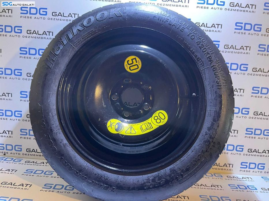 Roata Janta Tabla Rezerva Slim T125 90 16 R16 Ford Galaxy 2006 - 2015 Cod 8V41-1A479-AA