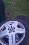 Vand jante mercedes r17 complet cu cauciucuri