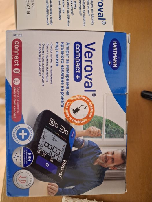 Апарат за измерване на кръвно налягане  Veroval Compact +