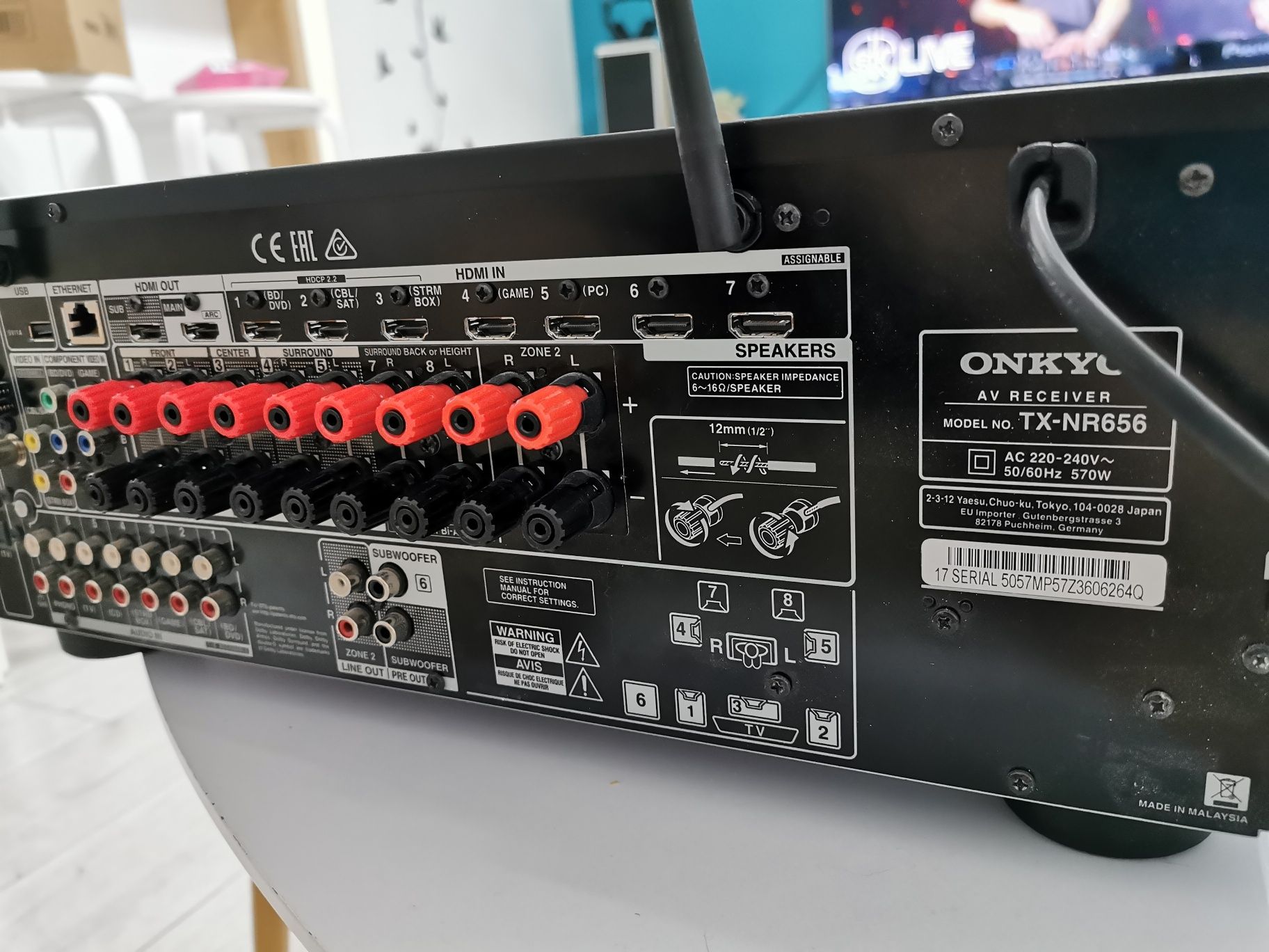 AV receiver Onkyo TX-NR656