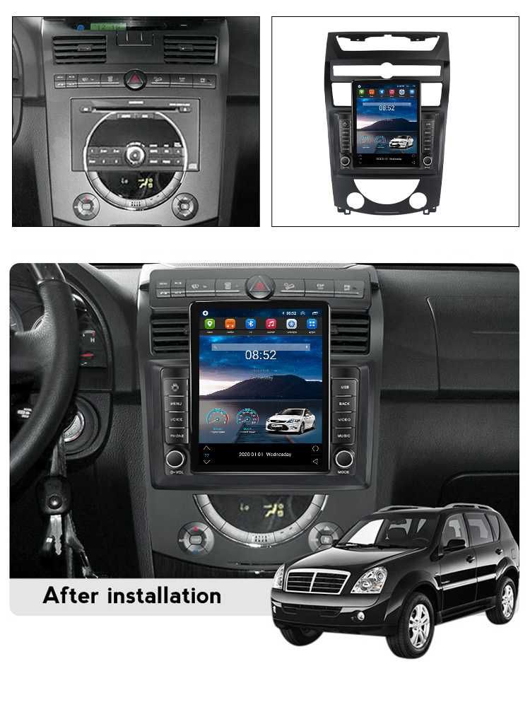 Navigatie SsangYong Rexton 2006-2012, Tesla, Android, 2+32GB ROM