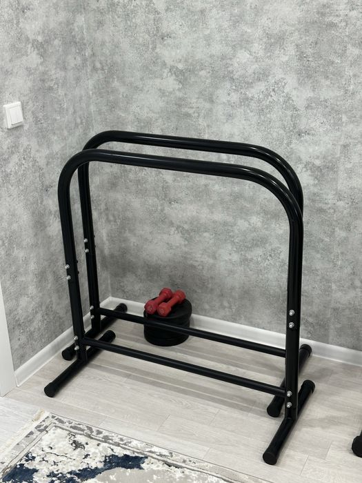 Брусья Kuchumov AK6 PRO Хайлетсы c нижней перекладиной черные