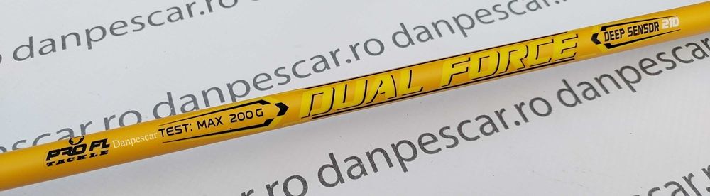 SET 4 Lansete carbon compozit PROFL DUAL FORCE tip Feeder 2,10m 200gr