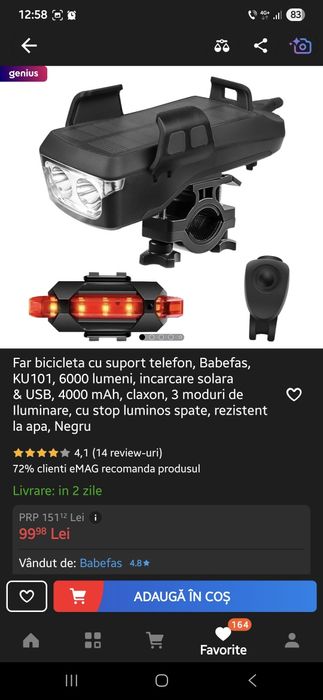 Far Led Bicicleta