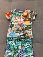 Set Pantaloni scurți + Tricou Guess multicolor, băiat, M86, 18/24 Luni