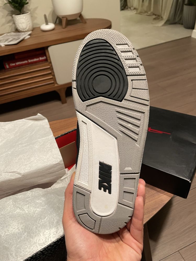 Jordan Retro 3 Tinker Hatfield Black 2019 Размер 44 Оригинал