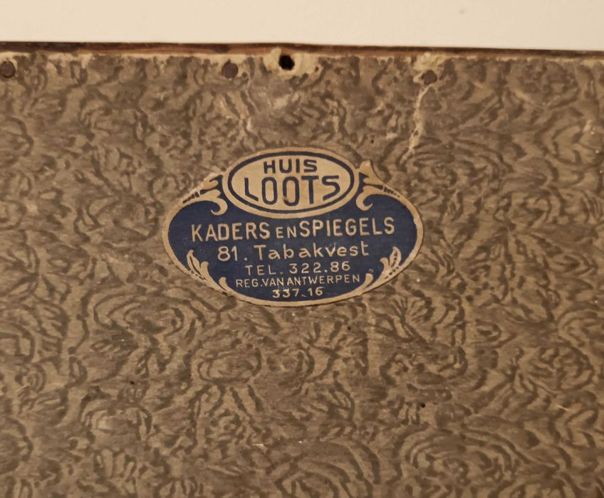 Литография на известния белгийски художник Edmond Van Dooren?