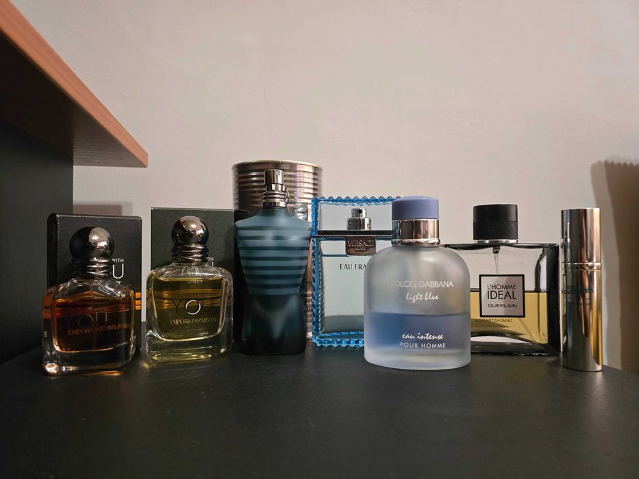 Колекция парфюми Armani Versace JPG Le Male Guerlain Dolce & Gabanna