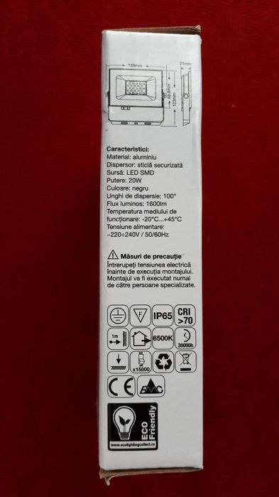Proiector LED 20w 220v pt. Exterior