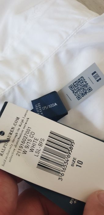 POLO Ralph Lauren Cotton  М НОВО ! ОРИГИНАЛ! Дамска Риза с панделка!
