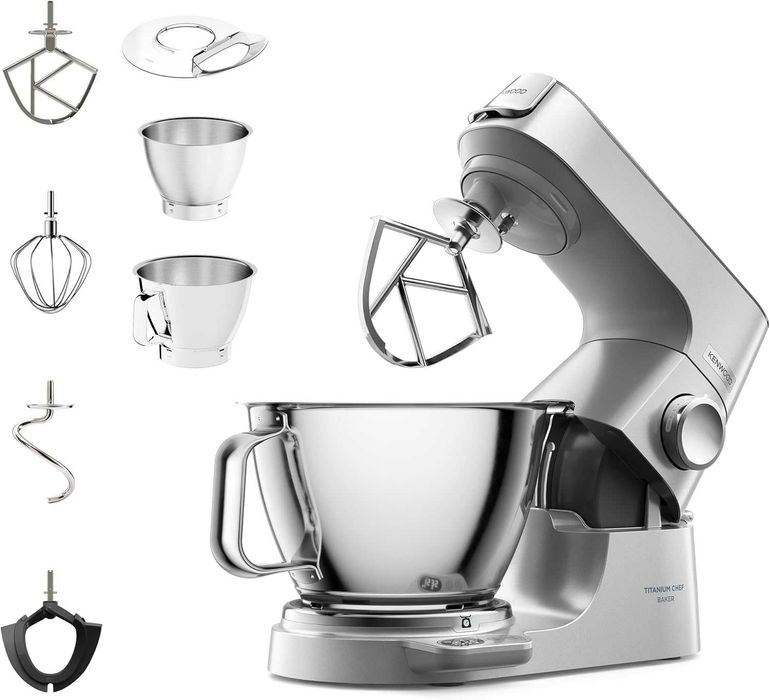 Кухненски робот Kenwood KVC85.004SI Chef Titanium, 1200W, 2 Купи