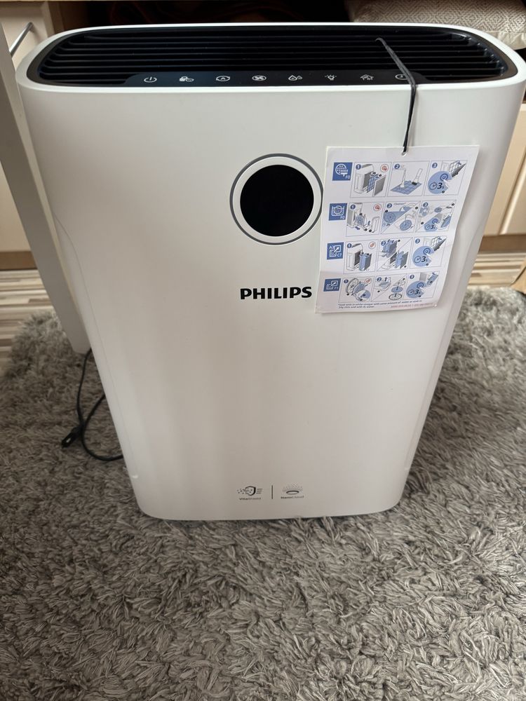 2 в 1 Пречиствател и овлажнител на въздух PHILIPS 2000i