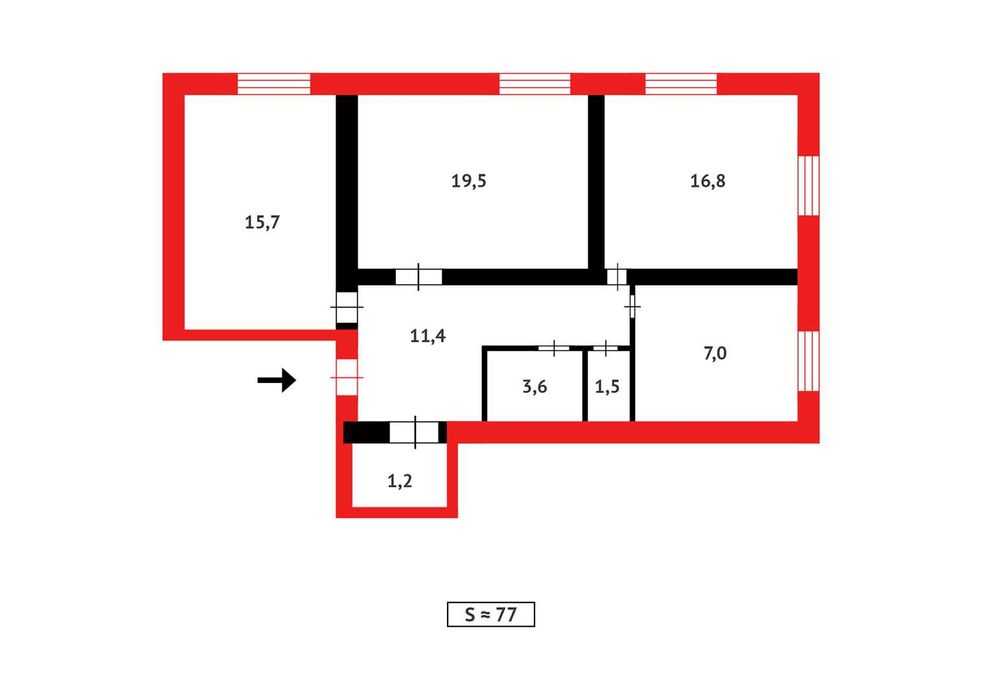 / Продам 3х ком квартиру по ул. Победы (садик Малыш)