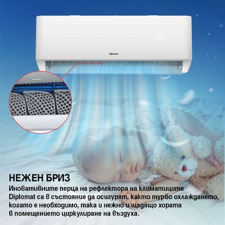 Нов инверторен климатик DIPLOMAT DAW-90Smart Winter