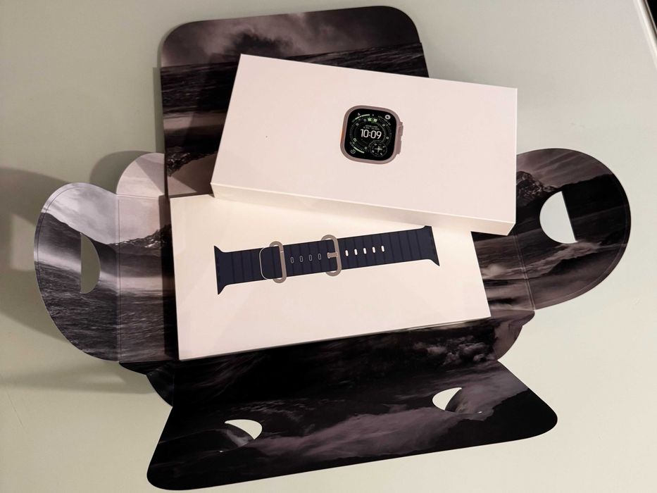 НОВ! Apple Watch Ultra 3 49mm 5G 2025 Natural Ti Ocean Band - Гаранция