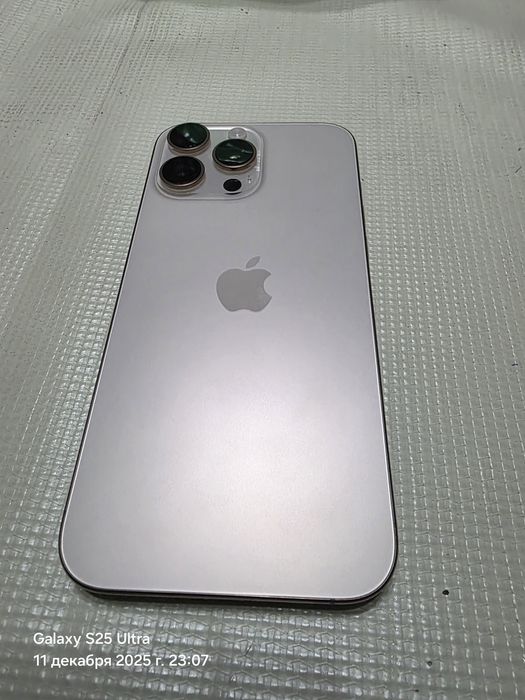 Ayfon 16 promax 256 desert yomkost 98%  simkart va yesimlil