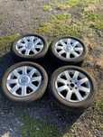 Jante aliaj 5x112 vw passat golf 5 touran  anvelope vara 205 55 16