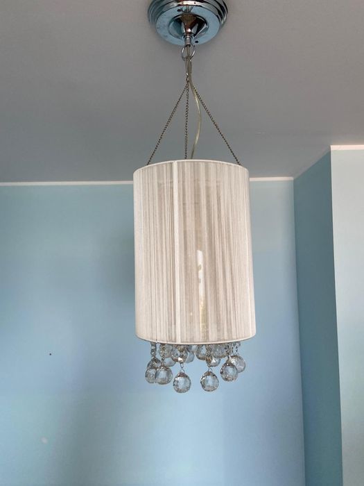 2 Lămpi/ Candelabre cu cristale