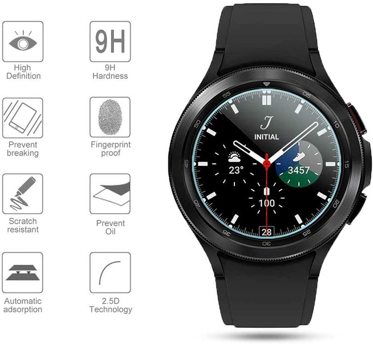 Стъклен протектор за Samsung Galaxy Watch / Huawei Watch
