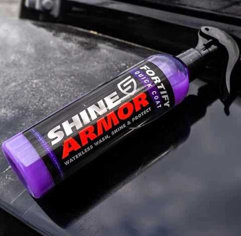Ceara lichida auto SHINE ARMOR 236 ml si Laveta microfibra