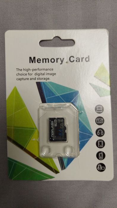 Carduri de memorie microSD 64GB, clasa 10, viteza 100Mb/s