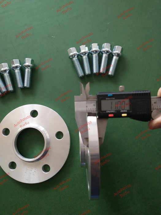 Flanșe Distantiere Audi 11 mm cu prezoane Calitate Premium și Garanție