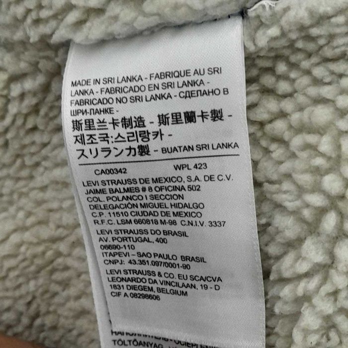 Levis Sherpa Lined Denim Jacket / S / Джинсовая куртка из шерпы