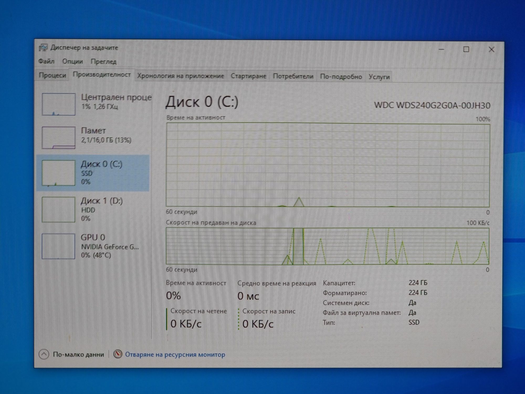 Геймърски компютър/i7 3820/16GB RAM/SSD-240+1TB/GTX 1060 6GB