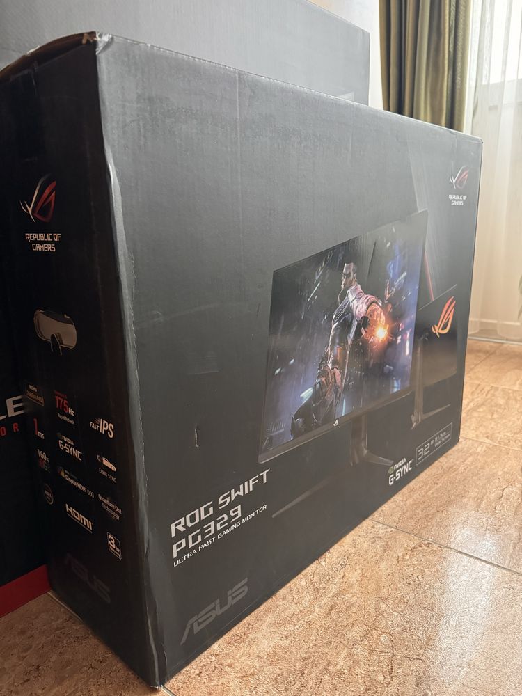 Monitor LED IPS ASUS ROG Swift PG329Q, 32’’, QHD, 175Hz, G-Sync, HDR