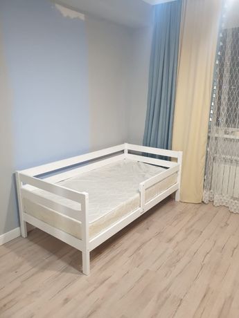 Детская кровать Софа деревянная массив березы кроватка