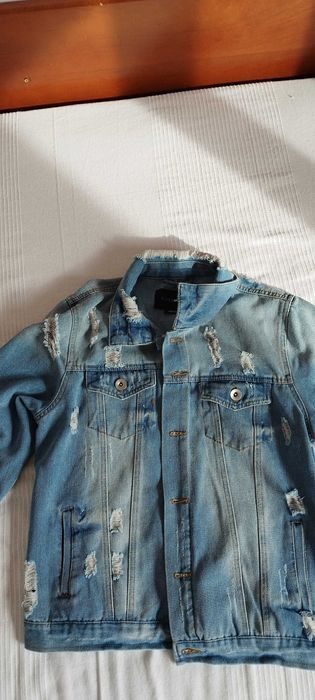 Дамско дънково яке М