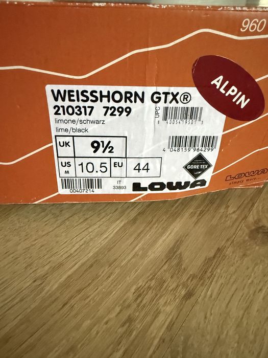 Ghete Iarna Lowa Weisshorn Gore-Tex, ALPiN, marimea 44