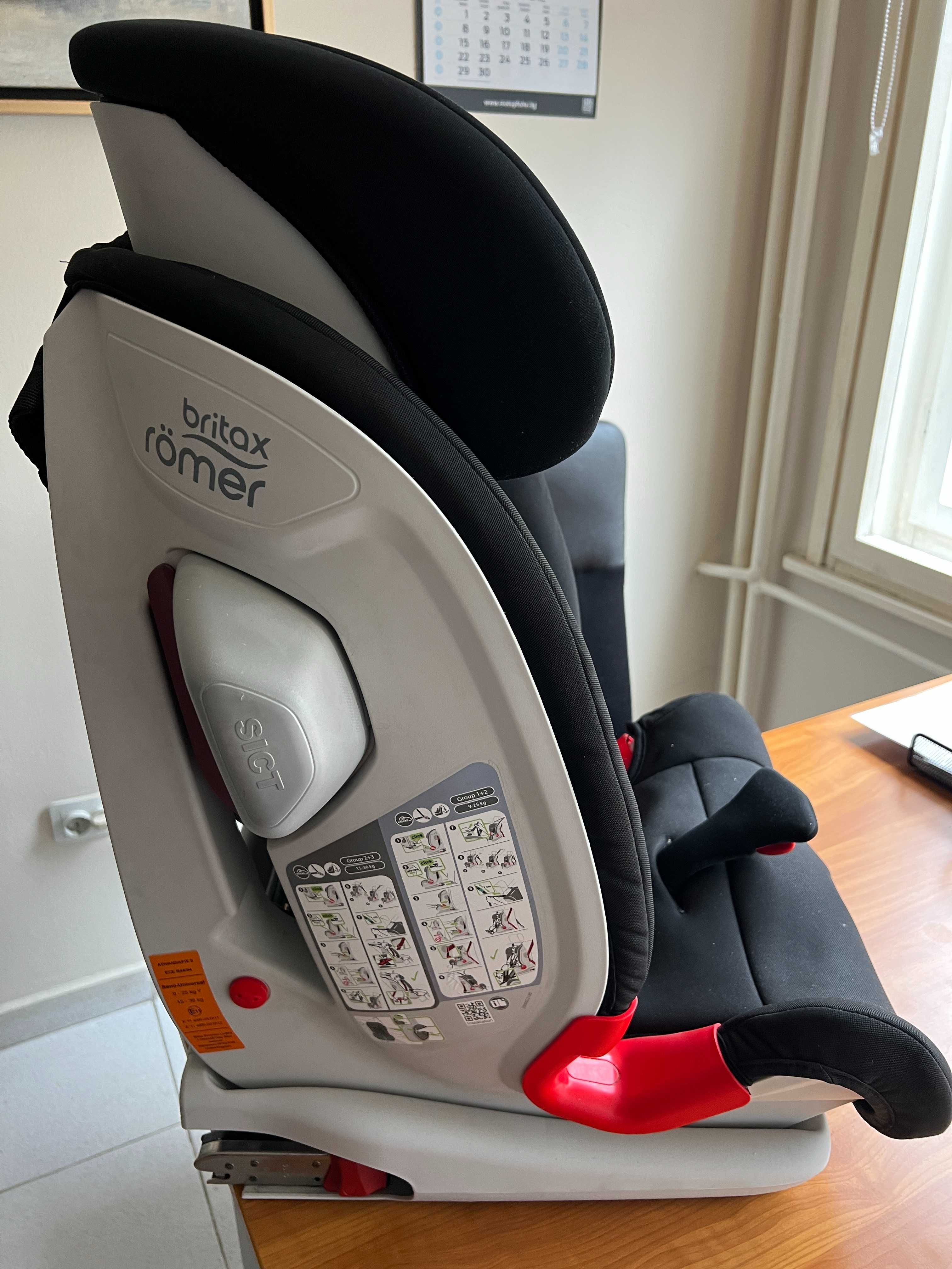 Ново, неизползвано детско столче за кола BRITAX ROMER  ADVANSAFIX II