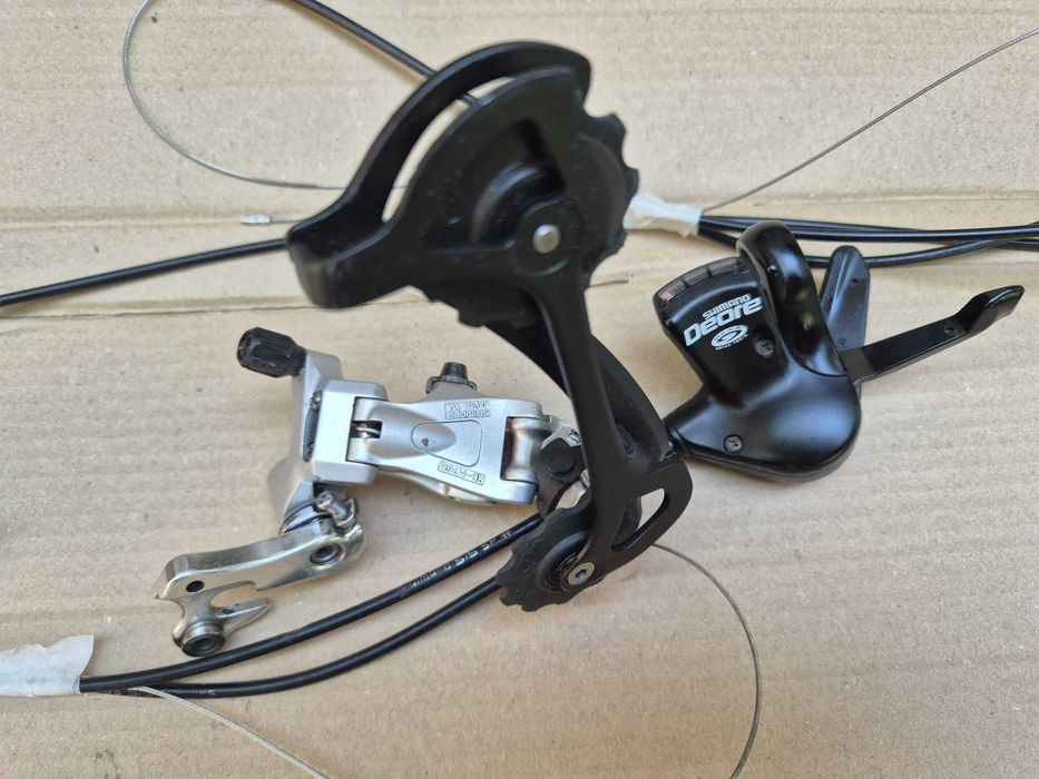 Shimano Deore XT-LX, schimbator fata-spate, shiftere Deore ,3X9 viteze